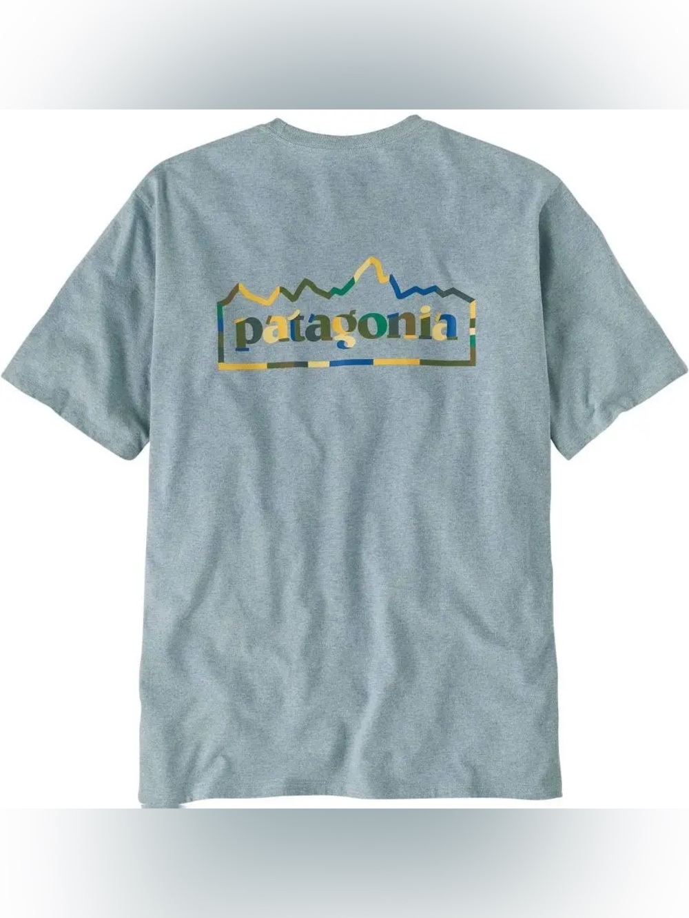 Patagonia Men's Unity Fitz Responsibili-Tee® in thermal blue color size XL